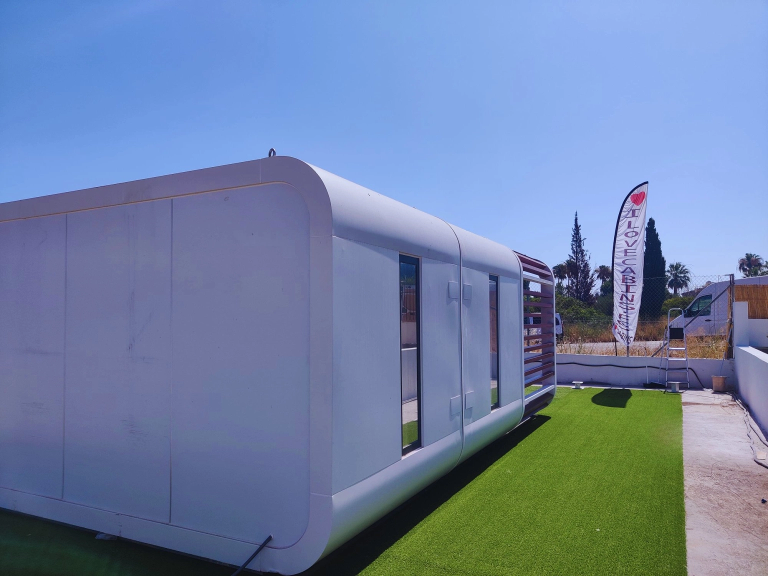 Ilovecabins vista lateral modulo